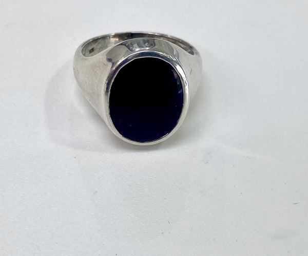 Sterling Silver onyx men’s Ring