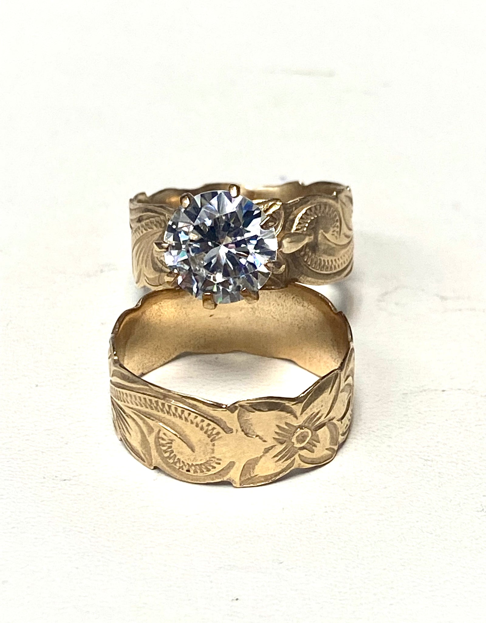 9ct Hawaiian ring set