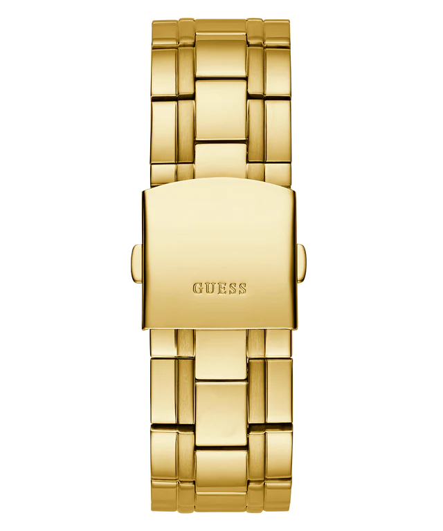 GUESS MEN'S GOLD TONE MUTUI-FICTION WATCH GW049002