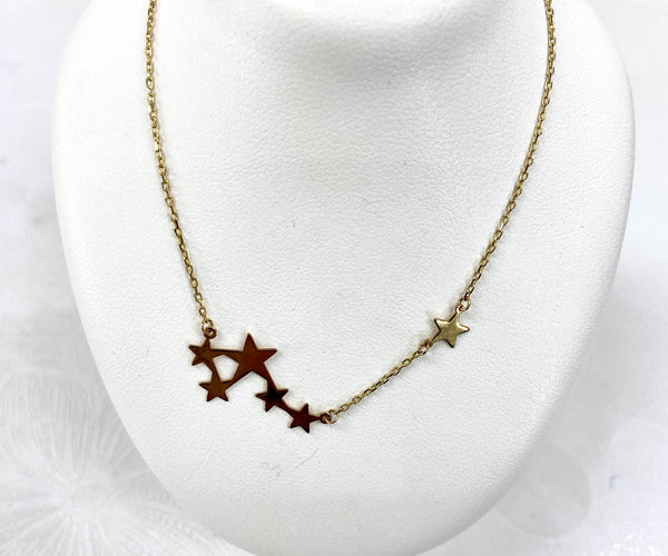 9ct chain with six star