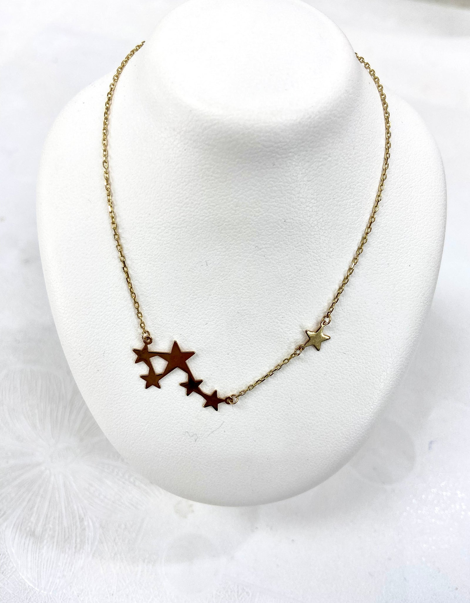 9ct chain with six star