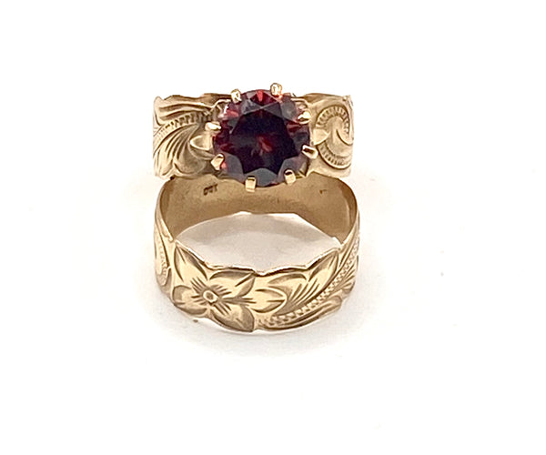 9 ct Hawaiian ring set