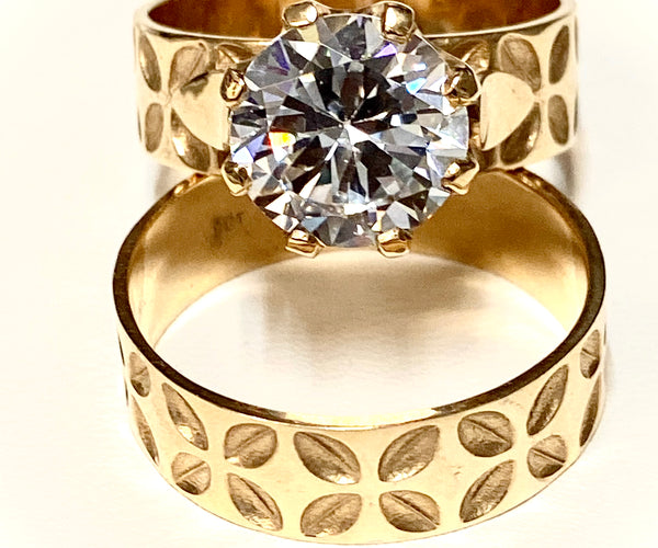 9 ct Hawaiian ring set