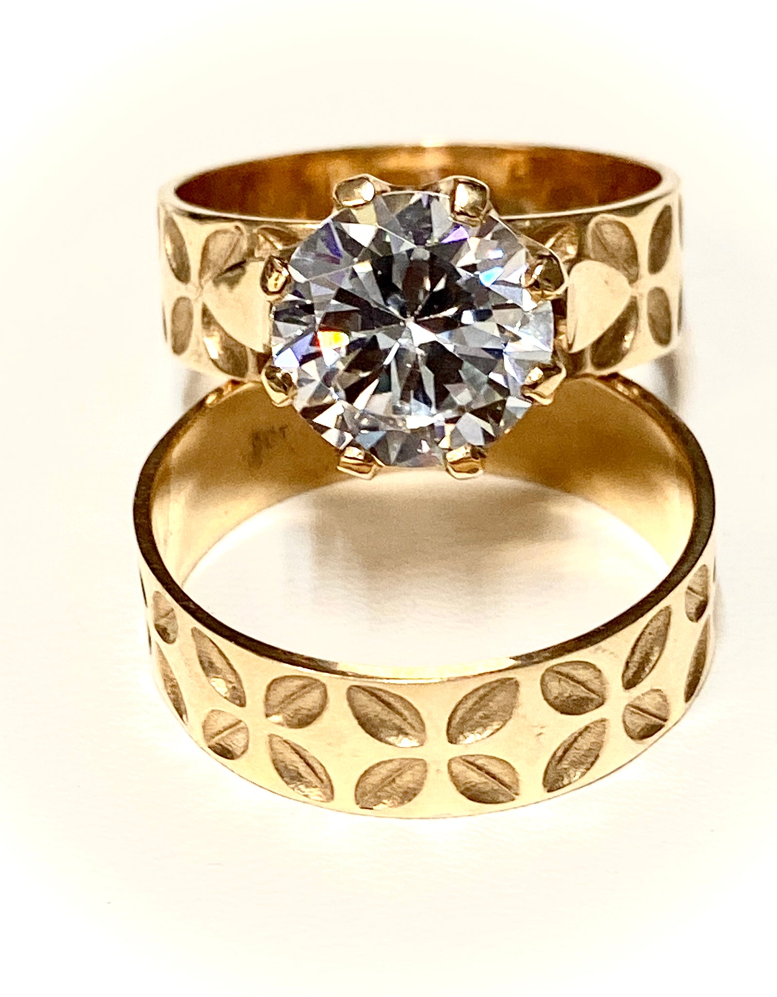 9 ct Hawaiian ring set