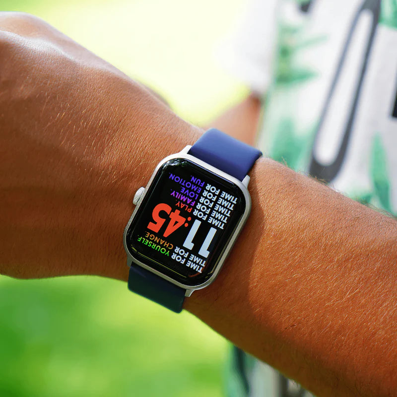 ICE SMART WATCH SILVER BLACK NAVY