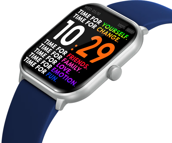 ICE SMART WATCH SILVER BLACK NAVY