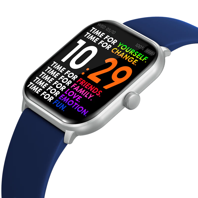 ICE SMART WATCH SILVER BLACK NAVY
