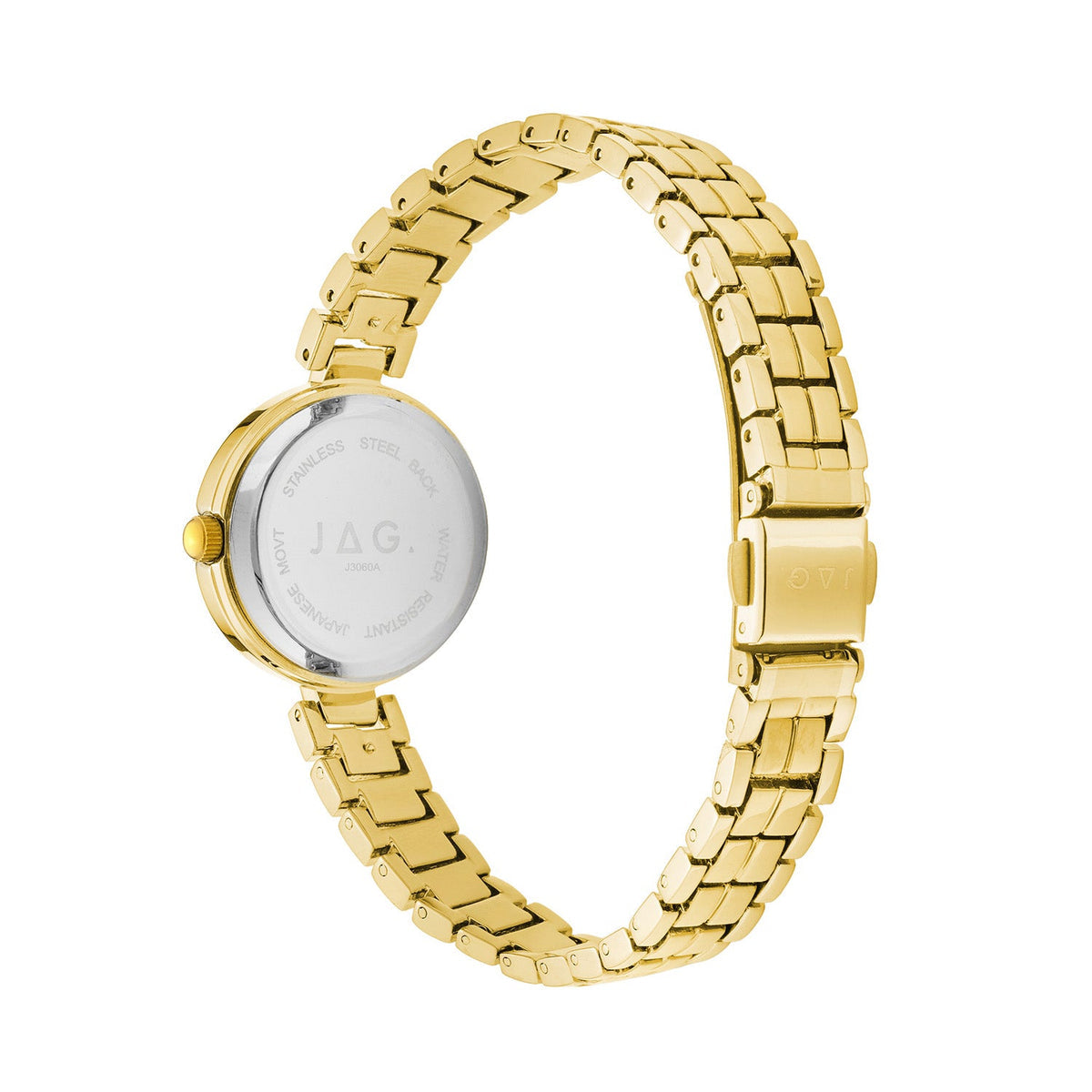 Kelly White Dial Gold Steel Womens Watch J3060A