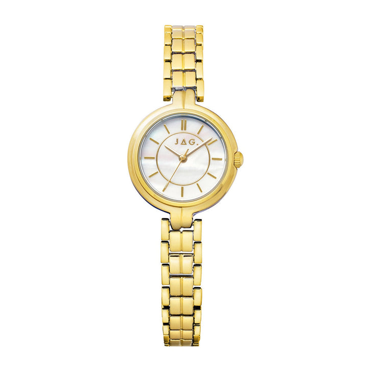 Kelly White Dial Gold Steel Womens Watch J3060A