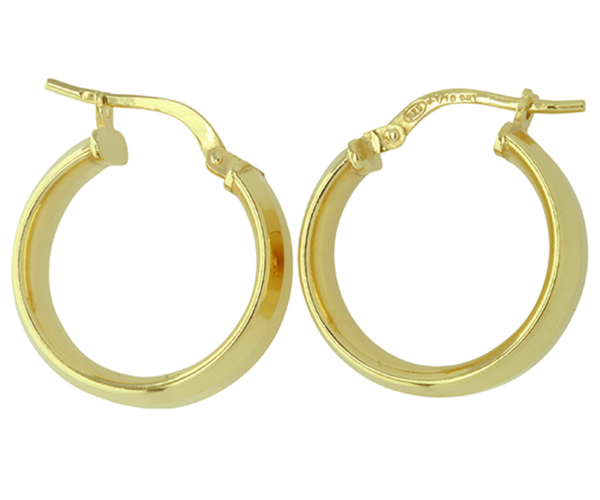 Earring - 9ct gold silver filled IE0934