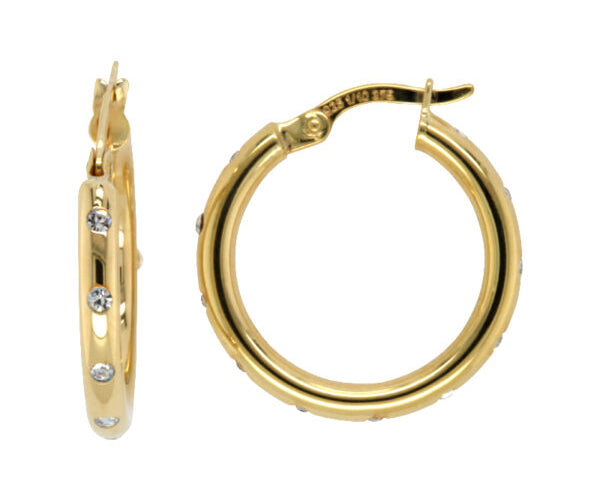 Earring - 9 ct Gold and Silver Bonded
