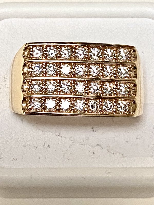 Ring - 9 ct men's cz